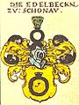 Wappen der Freiherren von Edelbeck (niederbayrisches Adelsgeschlecht)