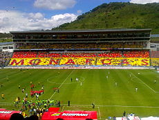 Estadio Morelos during a football game