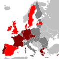 European United Left–Nordic Green Left (EUL-NGL) Group in the European Parliament, as of 01 Januari 2010.