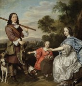 家族の肖像画(1655) スウェーデン国立美術館 蔵