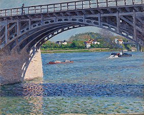 Le Pont d'Argenteuil et la Seine Gustave Caillebotte,1883 Musée Barberini, Potsdam