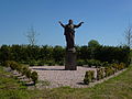 Statue du Sacré-Cœur.