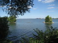 Waterfront Trail, man-made islands, home to many Canada Geese and Swans.