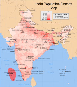 World Population Density  on 250px India Population Density Map En Svg Png