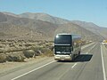 A Youngman-Neoplan JNP6137 Skyliner double decker bus near Domeyko, Chile