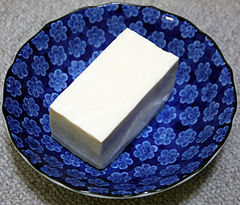 Japanese SilkyTofu (Kinugoshi Tofu). 
 JPG