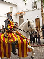 Desembre (2): Jaume I entra al Puig en una representació moderna del fet històric ocorregut el 1236 i que marcaria l'inici de la conquesta de la ciutat de València