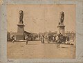 Vista de los Leones del Puente en la década de 1880, por el fotógrafo Pascal Sebah (1823-1886)