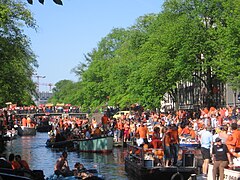 Fête de la Reine à Amsterdam en 2007.