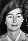 Krystyna Skarbek en mai 1945, sur une pièce d'identité au nom de Jacqueline Armand.