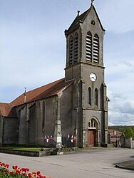 The church in Estrennes