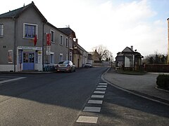 La rue de la Mairie en 2012.