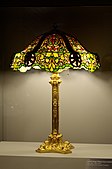 Lamp and lampshade made of Tiffany glass; c. 1890–1900; Budapest Museum of Applied Arts (Budapest, Hungary)