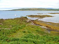 Loch nan Ceall on the north coast of the peninsula