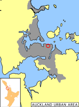 Location in Auckland