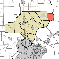 Location of Bethlehem Township in Clark County
