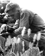 Foto de juna marsoldato.
Fotkredito, Cpl Eugene Suarez, c.1951.