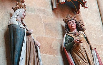 Adelheid von Burgund und ihr Gemahl Otto I. im Meißner Dom