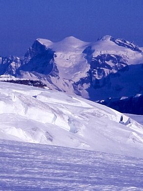 Mt. Lyell 1, 2 & 3 from the Columbia Icefield