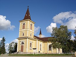 Muonio kyrka i augusti 2005