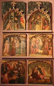 École catalane du XVIe siècle, Scènes de la vie de la Vierge.