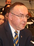 OSCE Parliamentary Assembly comment by Michał Kobosko (MP, Poland), Meeting of the First Committee, Winter Meeting, Vienna, 22 February 2024 (cropped).jpg