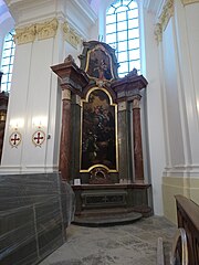 Oltář sv. Juliány Falconieri – současný stav