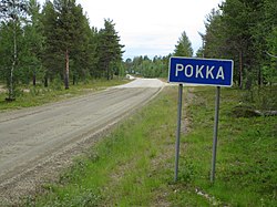 Seututie 955 Kittilän Pokassa