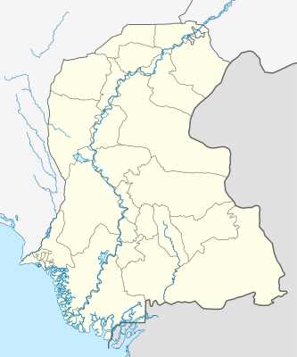 Mapa de localización de Sind