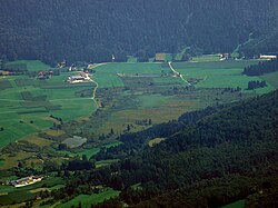 Veduta del biotopo dall'alto