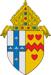 Coat of arms of the Ordinariat Personal of Dewi Maria ing Inggris lan Wales