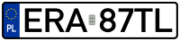 Polish license plate.svg