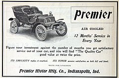 1905 Premier - Air Cooled advertisement
