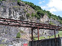 京丹波町の採石場