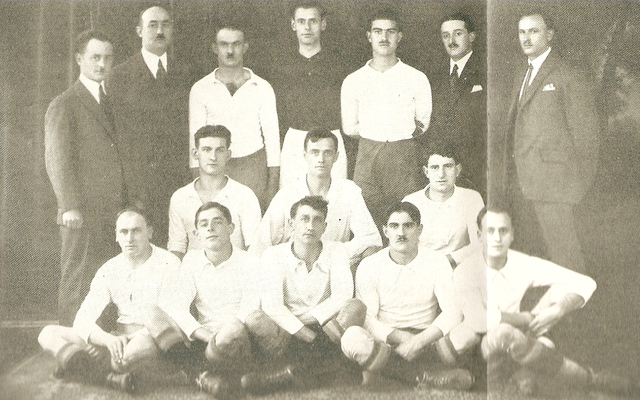 Joueurs de l'équipe championne d'Alsace en 1922-1923