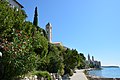 Strandpromenade der Stadt