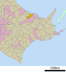 Saroma in Hokkaido Prefecture Ja.svg