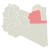 Mapo de la distrikto de Al Wahat