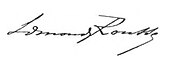 signature d'Edmond Rousse