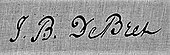 signature de Jean-Baptiste Debret