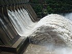 Srisailam Dam in India.