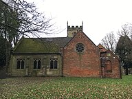 A view of the church from the east