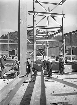 Steel workers in Sweden, circa 1950. Steel workers.jpg