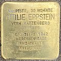 Stolperstein Hoppstädten-Weiersbach Hauptstraße 20 Ottilie Eppstein