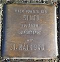 Stolperstein für ein Sinto (Hacketäuerstraße 66)