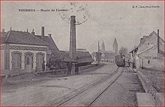 Tournus, route de Lacrost (1910)
