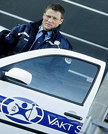 Security officer with vehicle in Norway VaktServiceMobil1.jpg