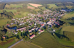 Aerial view of Vojnův Městec