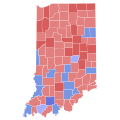 1928 United States Senate Election in Indiana by County