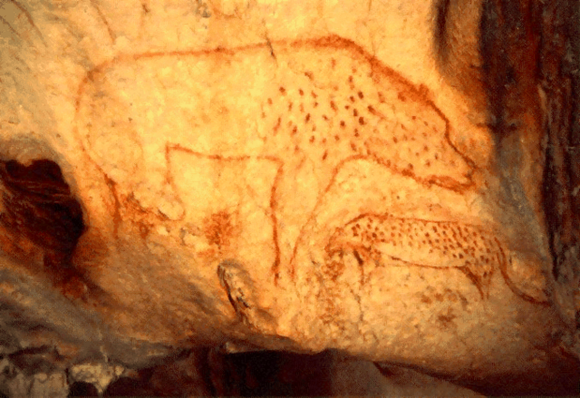 ショーヴェ洞窟のハイエナの壁画
